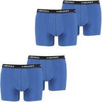 HEAD Herren Boxershort Basic Boxer Unterwäsche Baumwolle - 4er 6er 8er Multipack in S 4er Pack