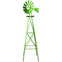 Wiltec Windrad 245 cm Grün