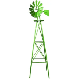 Wiltec Windrad 245 cm Grün