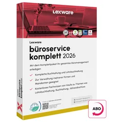 Lexware büroservice komplett 2026 Mehrplatzversion ABO