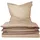 SCHIESSER Doubleface Renforcé sand/taupe 155 x 220 cm + 80 x 80 cm