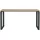 Home Affaire Schreibtisch HOME AFFAIRE "Sign Arbeitstisch, Sekretär, Bürotisch", grau (jackson hickory, matt grau), B:150cm H:75,6cm T:60cm, Tische, Schreibtisch, Cleanes Design, Metallbeine, Breite 120 oder 150 cm