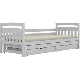 OEM Kinderbett Tosia 90 x 190 cm Kiefer massiv weiß