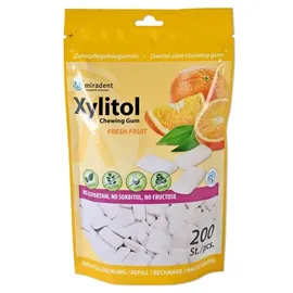 Hager Pharma Gmbh Miradent Xylitol Chewing Gum Fresh Fruit Refill