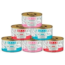 Grau Kitten Multipack - Sparpaket: x 200 g (3 Sorten)