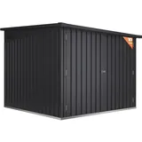 Hoggar Gerätehaus Nyon 2,06 x 2,04 m Grau