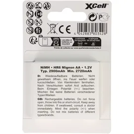 XCell Mignon AA 2900 mAh 4 St.