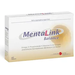 MentaLink Balance Omega 3 Darm-Hirn Achse - DHA EPA 60 St
