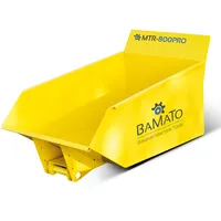 BAMATO gerade Schüttmulde für Raupendumper MTR-800PRO