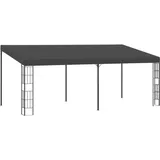 vidaXL Wand-Pavillon 3x6 m Anthrazit Stoff