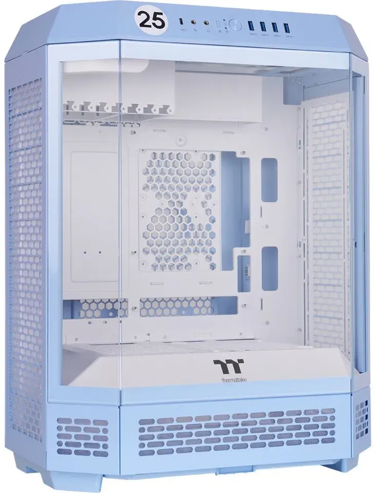 Thermaltake PC-Gehäuse Thermaltake The Tower 600, Tower-Gehäuse blau