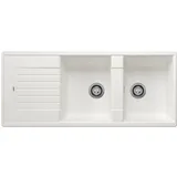 Blanco Zia 8 S links Silgranit weiß Handbetätigung 1160 x 500 mm