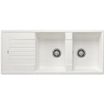 Blanco Zia 8 S links Silgranit weiß Handbetätigung 1160 x 500 mm