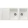 Blanco Zia 8 S links Silgranit weiß Handbetätigung 1160 x 500 mm