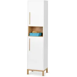 Tchibo - Bad-Hochschrank »Eklund« - 45x35x190cm - braun - Holz / Eichenholz / Holz