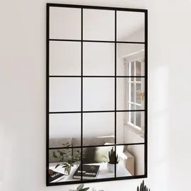 vidaXL Wandspiegel 40 x 80 cm Schwarz