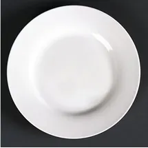 Olympia Runder Teller mit breitem Rand 15 cm 6 St. Weiß