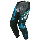 O'Neal Kinder Villain Damesbroek Mx Youth Element Villian Pants, Grau, 16 Jahre