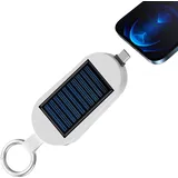 Solar-Ladegerät-Schlüsselanhänger – 3000 mAh -Power-Bank, Schnelllade-Akku-Pack | Typ-C-Ladegerät, Solar-Schlüsselanhänger, Power-Bank, tragbares kabelloses Telefonladegerät für Reisen, Outdoor,