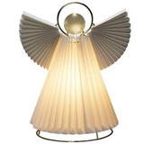Konstsmide 1809-202 LED-Silhouette Engel Creme-Weiß mit Schalter