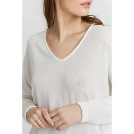 Oxmo Strickpullover Weiß XL