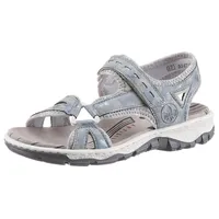 Rieker Riemchensandale, Sommerschuh, Sandalette, Keilabsatz, in Used-Optik, Gr. 36,