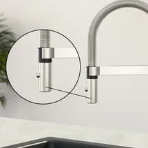 Villeroy & Boch Handbrause Edelstahl massiv