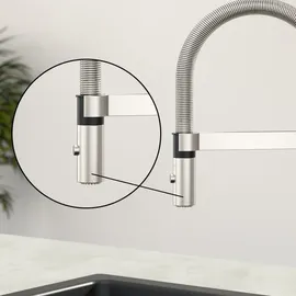 Villeroy & Boch Handbrause Edelstahl massiv