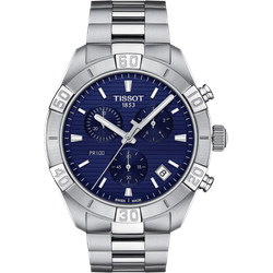 Tissot T-Classic PR 100 Sport Gent Chronograph T101.617.11.041.00 - blau,Stahl - 44mm