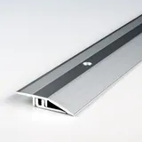 PROVISTON | Bergangs- | Aluminium 44 21 X 5 | 9 X 1000 mm Silber Bodenprofil Metallprofil Übergangsschiene