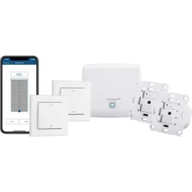 eQ-3 Homematic IP Smart Home Starter Set Beschattung – intelligente Steuerung von Rollläden und Markisen, auch per kostenloser App, 158143A0