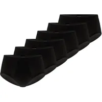 SCHIESSER Slip unifarben schwarz 4XL 6er Pack