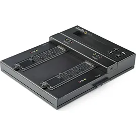 Startech StarTech.com Eigenständiger Dual-Bay M.2 SATA & M.2 NVMe Duplicator Komponenten Zubehör für PCIe AHCI, 2,5 und 3,5 Zoll Laufwerke