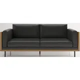 Playboy Couch 3-Sitzer schwarz