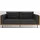 Playboy Couch 3-Sitzer schwarz