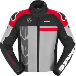 Spidi Progressive Net H2Out Motorrad Textiljacke, rot, Größe L für Männer