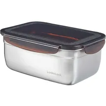 Lock & Lock Frischhaltedose eckig silber 1,9 l