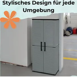GarPet Besenschrank 163 x 0 x 0 cm Grau
