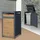 ML-Design Mülltonnenbox 68 x 80 x 116,3 cm braun