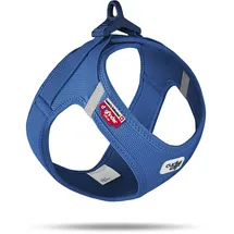 Curli Clasp Vest Hundegeschirr Blau M