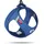 Curli Clasp Vest Hundegeschirr Blau M
