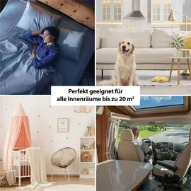 Genius Invictus AIR AC7 6 tlg 12h Timer 12 Geschwindigkeiten 2 Kühlakkus 2,0 kW mobil