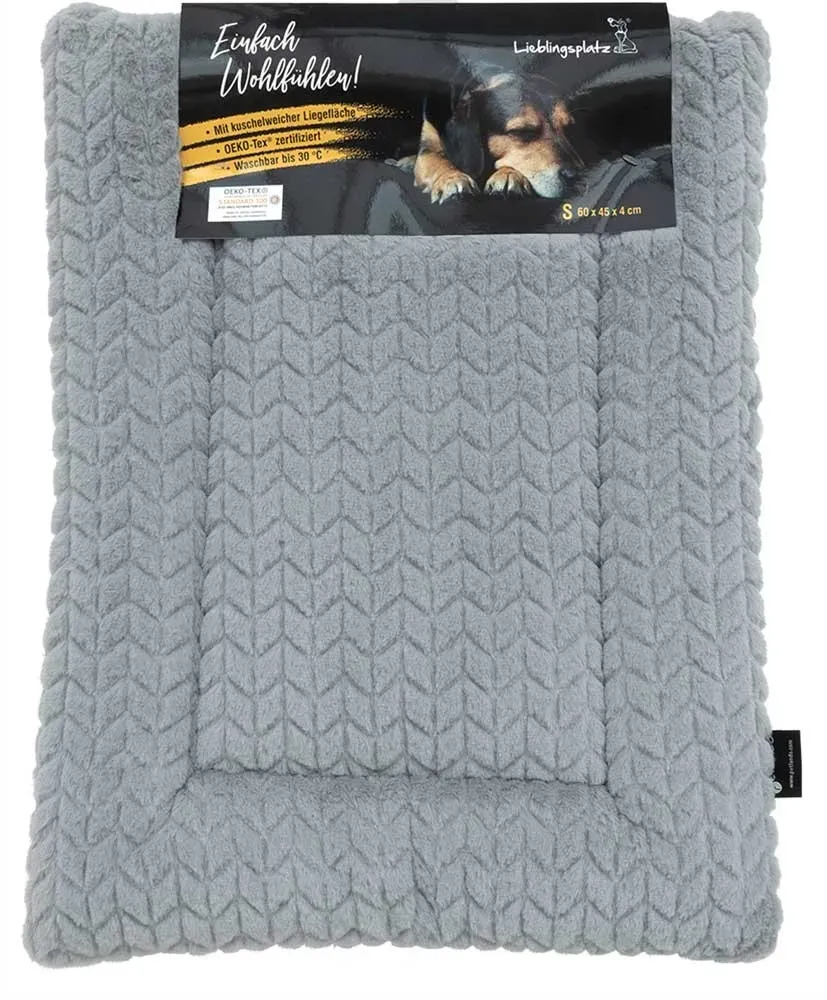 Petlando Lieblingsplatz Hundematte - grau - XS - 50x35x4 cm