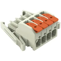 WAGO GmbH &amp; Co. KG 1-Leiter-Federleiste 831-1104/037-000