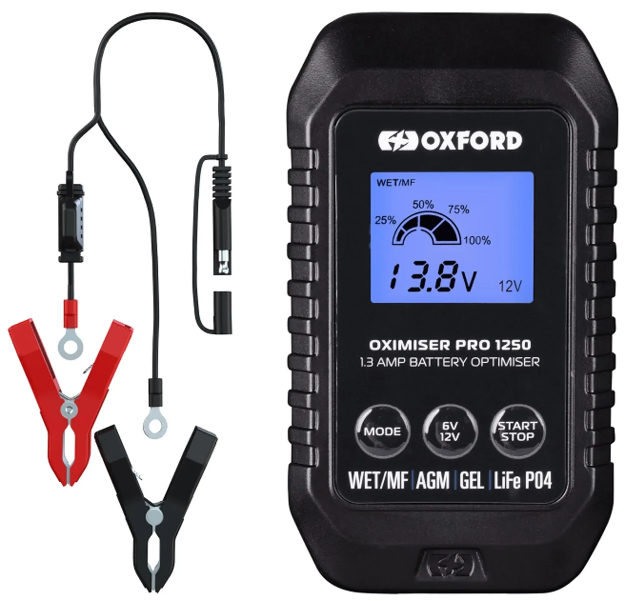 Oxford Oximiser Pro 1250 Ladegerät UK Stecker
