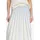 Comma, Midirock Damen Gestreift Weiß/Creme 38