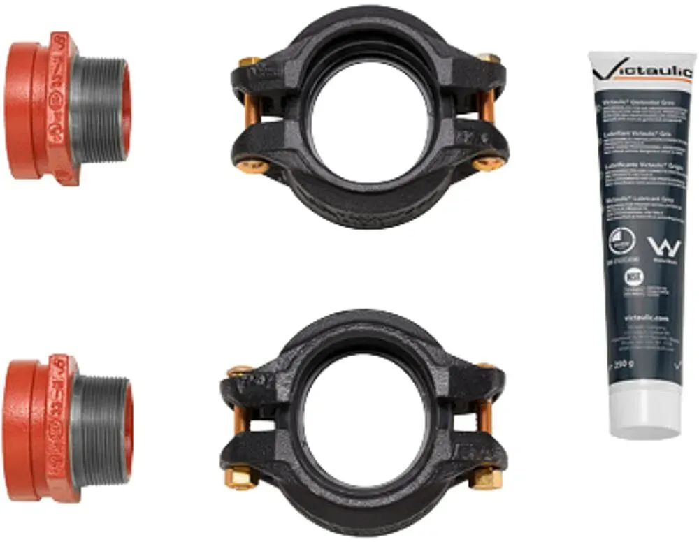 Adapter Victaulic 2,5 Zoll auf Gewinde R2
