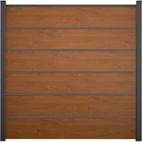 GroJa Steckzaun Premium Basicline 180 cm x 180 cm Golden Oak