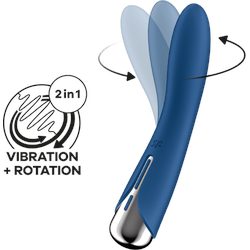 Satisfyer Spinning Vibe 1, 17,5 cm, blau