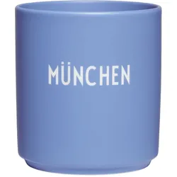 Design Letters - AJ Favourite Porzellan Becher, München / blau